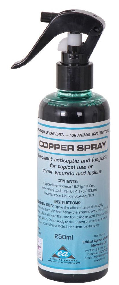 Copper spray