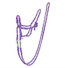 Load image into Gallery viewer, Rope halter with reins
