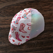 Load image into Gallery viewer, Kids cowboy jodhpurs and helmet cover set
