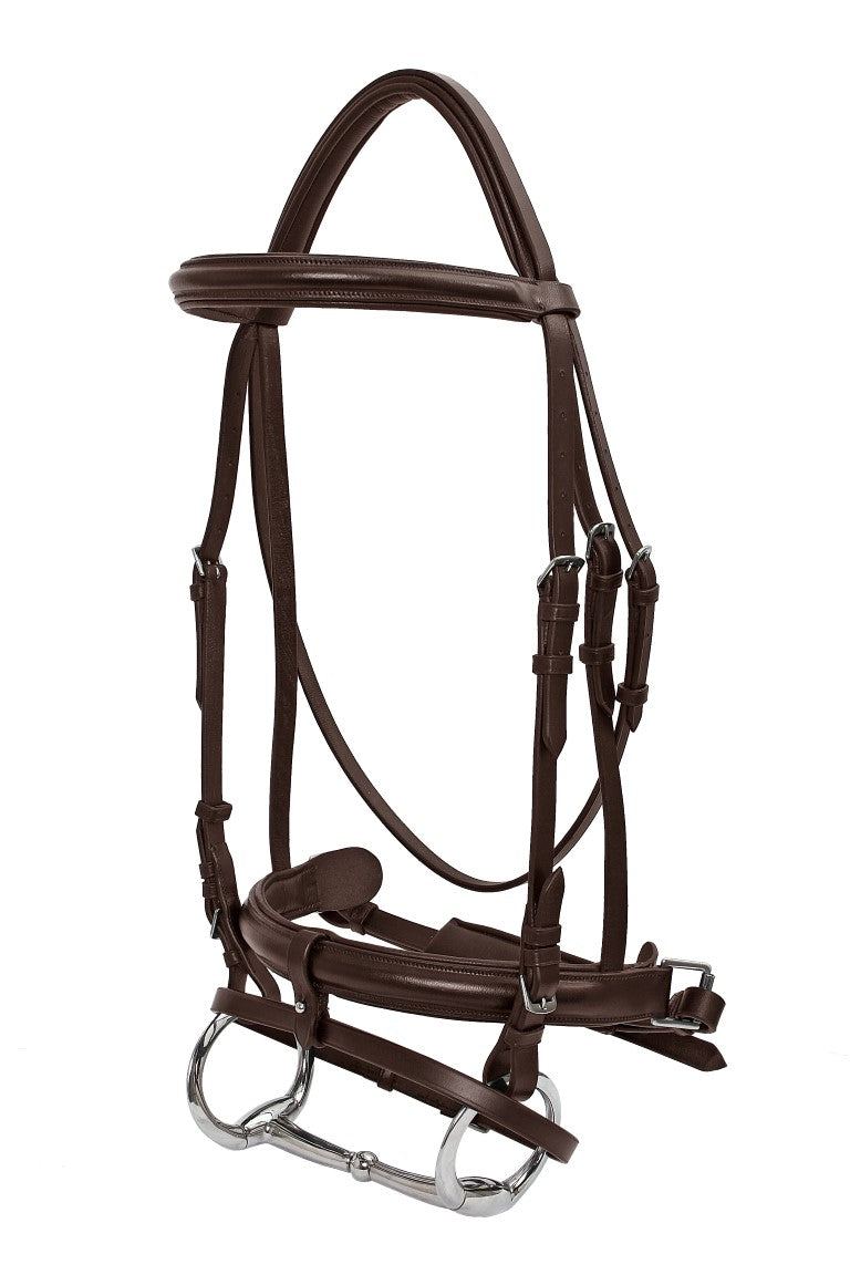 DRESSAGE RAISED HANOVERIAN CRANK BRIDLE