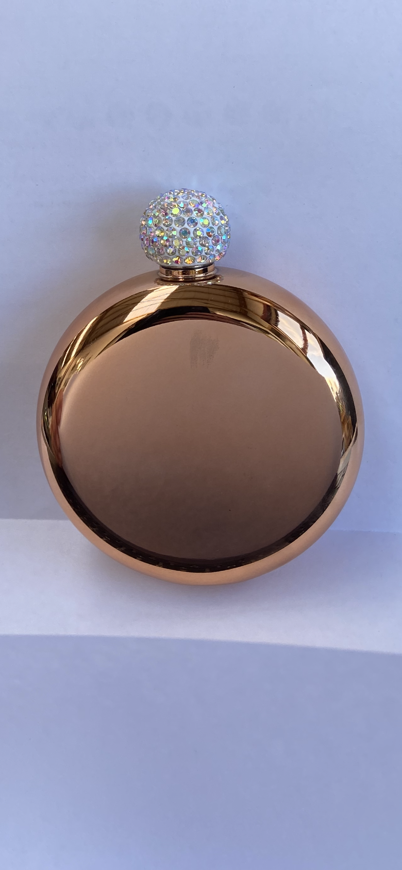 Hip flask with Diamanté's