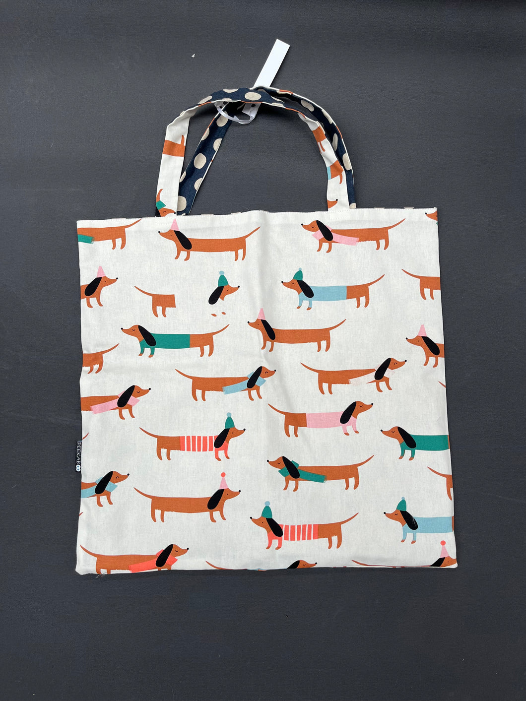 Dachshund reversible bag