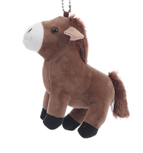 Load image into Gallery viewer, Stuffed horse keychain
