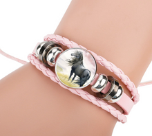 Load image into Gallery viewer, Woven horse bracelet
